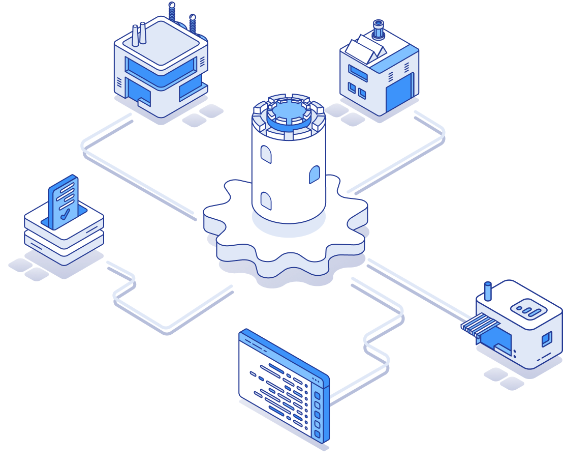 The white tower connected